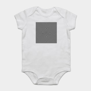 Crazy Optical Illusion Baby Bodysuit